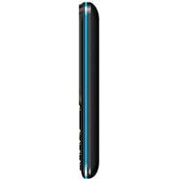 Кнопочный телефон BQ-Mobile BQ-2440 Step L+ (черный/голубой)
