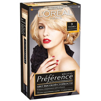 Крем-краска для волос L'Oreal Recital Preference 9 Голливуд Очень Светло Русый