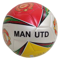 Футбольный мяч Zez FT-1102 (5 размер, красно-желто-белый/Манчестер Юнайтед)