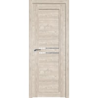 Межкомнатная дверь ProfilDoors 2.75XN L 90x200 (каштан светлый, стекло дождь белый)