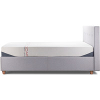 Кровать Sonit Mira 160x200 22.М-044-160-Мира-v51 (серый/светло-серый)