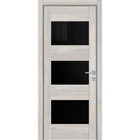 Межкомнатная дверь Triadoors Luxury 580 ПО 60x200 (lagoon/лакобель черный)