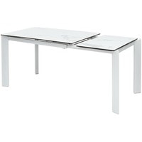 Кухонный стол M-City Corner 120 High Gloss DECDF5052THGSTATWHT (Statuario керамика/белый)
