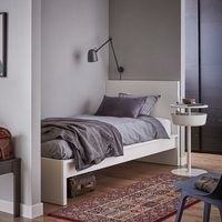 Кровать Ikea Мальм 200x90 (белый, без основания) 203.691.53