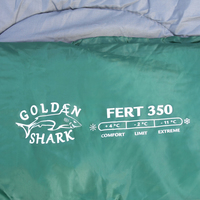 Спальный мешок GOLDEN SHARK Fert 350 (молния справа, зеленый)