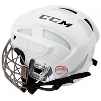 Cпортивный шлем CCM FitLite Combo M (белый)