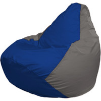 Кресло-мешок Flagman Груша Макси Г2.1-126 (серый/синий)