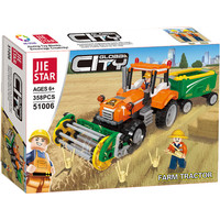 Конструктор JIE-STAR Global City 51006 Фермерский трактор