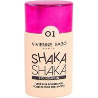 Тональный крем Vivienne Sabo Shaka Shaka с натуральным блюр-эффект (тон 01 светло-бежевый)