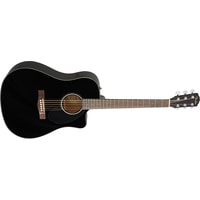 Электроакустическая гитара Fender CD-60SCE Black