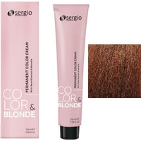 Крем-краска для волос Sergio Professional Color&Blonde 8.4 блондин медный