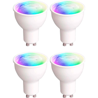 Светодиодная лампочка Yeelight Smart Bulb W1 Multicolor YGYC0120004WTEU GU10 4.5 Вт (4 шт)