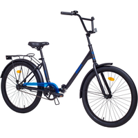 Велосипед AIST Smart 24 1.1 (черный/синий, 2017)