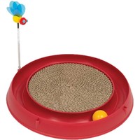 Игрушка для кошек Catit Когтеточка с мячиком и игрушкой-пчелкой H430002 (красный)