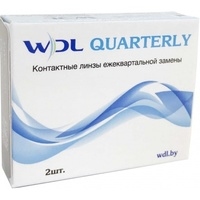 Контактные линзы WDL Quarterly -1.25 дптр 8.6 мм