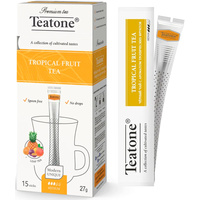 Черный чай Teatone Tropical Fruit Tea - Тропические Фрукты 15 стиков