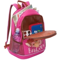Школьный рюкзак Grizzly RG-063-2 (розовый)