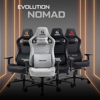 Кресло Evolution Nomad (черный/красный)