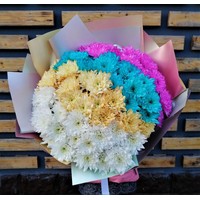 Цветы, букеты LaRose Букет из хризантемы Градиент