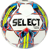 Футзальный мяч Select Futsal Mimas V22 Fifa Basic (4 размер, белый/синий/красный/желтый)