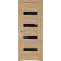 Межкомнатная дверь ProfilDoors 2.81XN L 70x200 (каштан натуральный, стекло дождь черный) в Гомеле