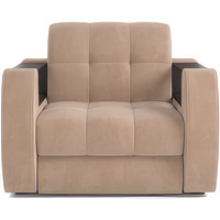Кресло-кровать Мебель-АРС Барон №3 (велюр, бежевый Luna 061)