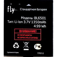Аккумулятор для телефона Fly IQ280 (BL6501)
