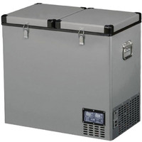 Компрессорный автохолодильник Indel B TB118 DD Steel (с адаптером 220В)