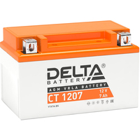 Мотоциклетный аккумулятор Delta CT 1207 (7 А·ч)