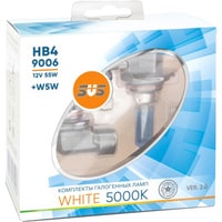Галогенная лампа SVS HB4/9006 55W+W5W White 5000K Ver.2.0 2+2шт