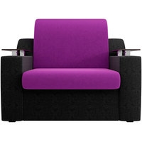 Кресло-кровать Лига диванов Сенатор 100695 60 см (фиолетовый/черный)