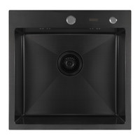 Кухонная мойка ARFEKA Eco AR 500*500 Black PVD Nano Decor