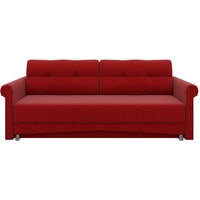 Диван Лига диванов Европа 28319 (микровельвет, красный)
