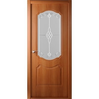 Межкомнатная дверь Belwooddoors Перфекта 70 см (стекло, экошпон, орех миланский/мателюкс 36)