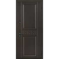 Металлическая дверь Стальная Линия Паттерн для квартиры 100 (черно-серый)