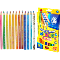 Набор цветных карандашей Astra Jumbo Rainbow 312118002 (12 цв)