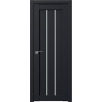 Межкомнатная дверь ProfilDoors 49U L 80x200 (черный матовый/стекло матовое)
