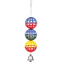 Игрушка Trixie 3 шарика с колокольчиком 5251 (цвета в ассортименте)