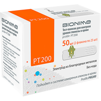 Тест-полоски Bionime PТ 200 (50 шт)
