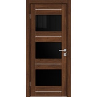 Межкомнатная дверь Triadoors Luxury 580 ПО 80x200 (chester/лакобель черный)