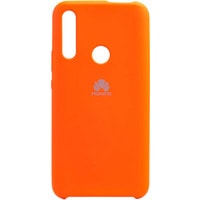 Чехол для телефона EXPERTS Soft-Touch для Honor 9X Lite с LOGO (оранжевый)