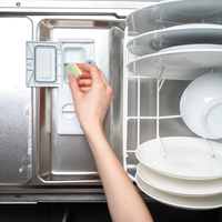 Таблетки для посудомоечной машины Synergetic биоразлагаемые, бесфосфатные, в водорастворимой пленке, без запаха (25 шт)