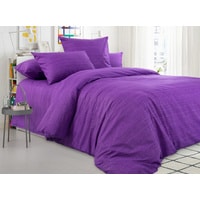 Постельное белье Моё бельё Эко 10 фиолетовый (1.5-спальный, наволочка 50x70)