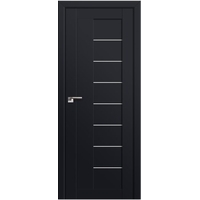 Межкомнатная дверь ProfilDoors 17U L 80x200 (черный/триплекс белый)