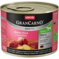 Консервированный корм для собак Animonda GranCarno Sensitiv Adult pure beef + potatoes 0.2 кг