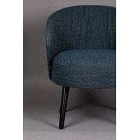 Интерьерное кресло Dutchbone Waldo (синий/черный) в Бобруйске