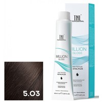 Крем-краска для волос TNL Professional Million Gloss 5.03 100 мл