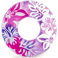 Круг для плавания Intex Clear Color 59251NP (фиолетовый)