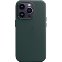 Чехол для телефона Apple MagSafe Leather Case для iPhone 14 Pro (зеленый лес)