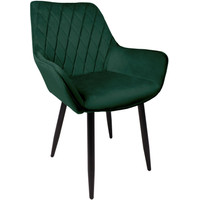 Интерьерное кресло AksHome Pablo 72330 (темно-зеленый велюр HLR-57/черный)